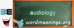 WordMeaning blackboard for audiology